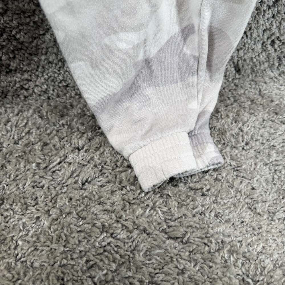PINK Victoria’s Secret Womens Small Gray White Camo Fleece Jogger Sweatpants - Picture 5 of 16